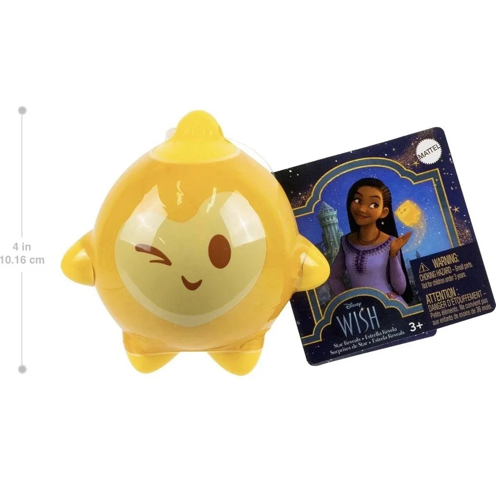 Mattel Disney Wish‎ Star Reveals Kids 4in Yellow New Bundle of 3 Mini Playset